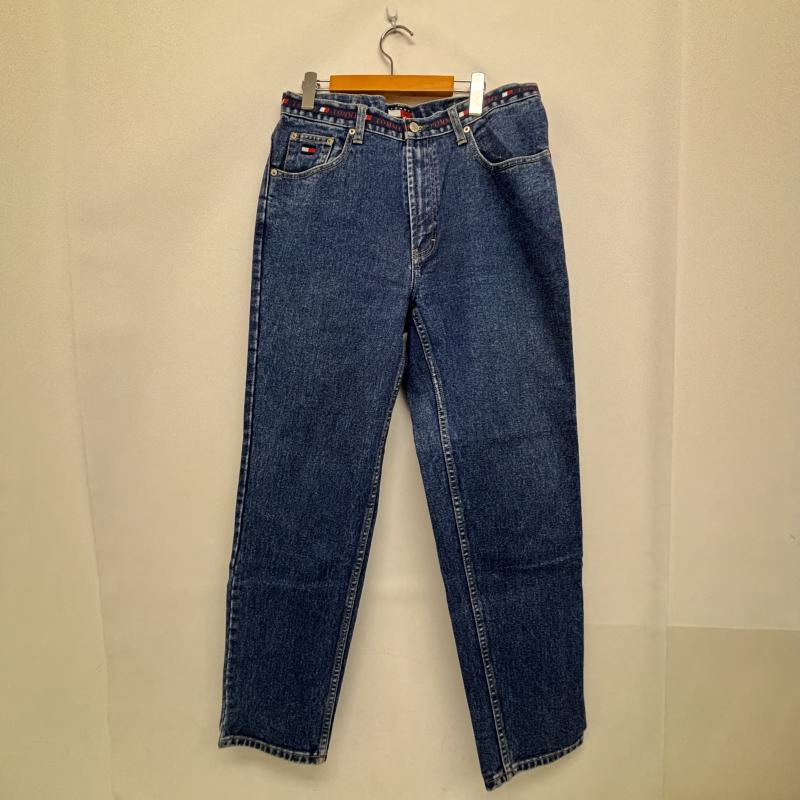トミー ジーンズ TOMMY JEANS ボトムス ボトムス デニムパンツ 90s OLD TOMMYフラッグタグ オールド ベルトループ ロゴ 34インチ メンズ USED 古着 中古 50152029