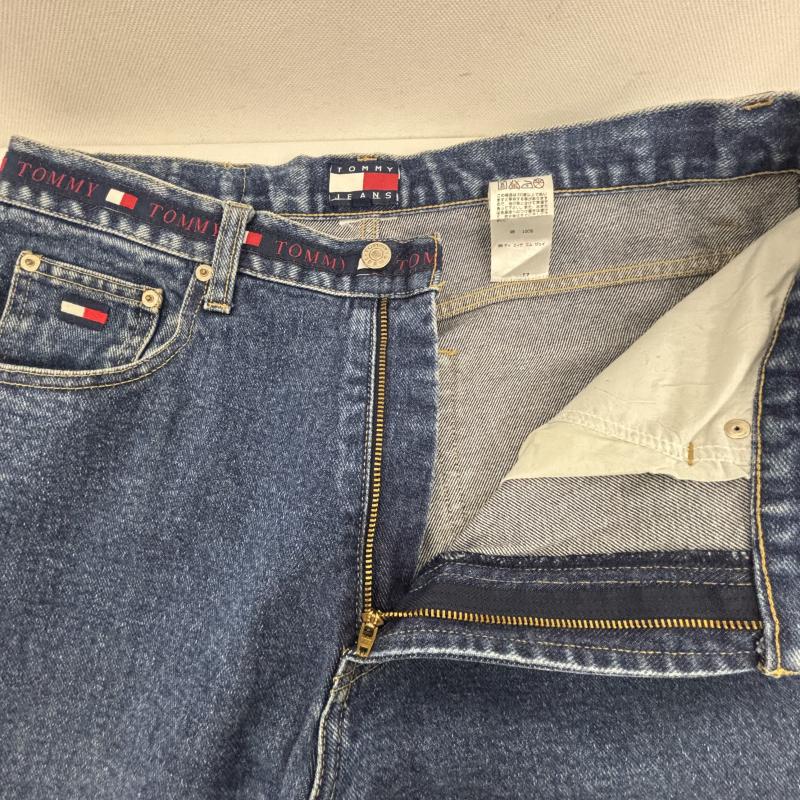 トミー ジーンズ TOMMY JEANS ボトムス ボトムス デニムパンツ 90s OLD TOMMYフラッグタグ オールド ベルトループ ロゴ 34インチ メンズ USED 古着 中古 50152029