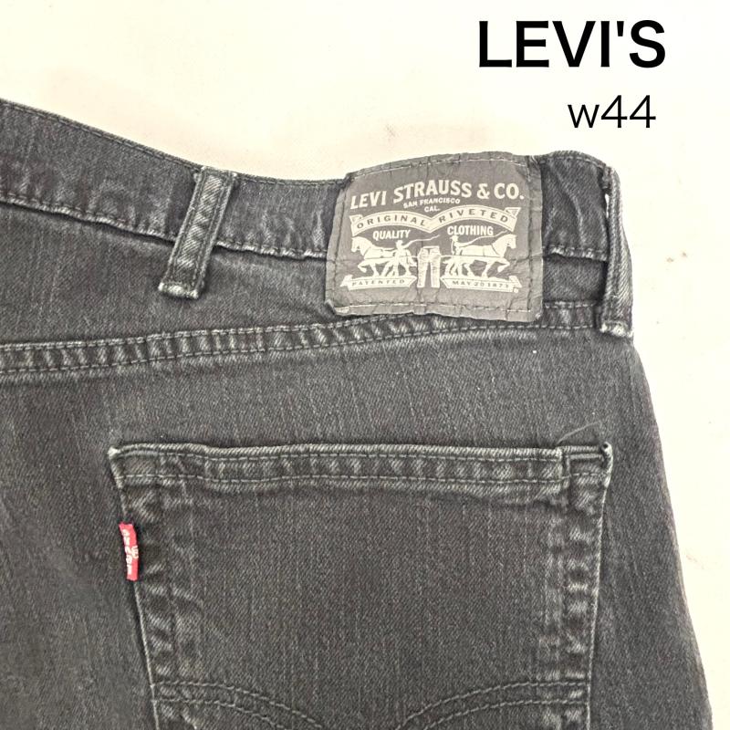 リーバイス Levi s ボトムス ボトムス ブラックデニム 18181 0034 W44 ビックサイズ BIG 44インチ 黒 / ブラック / black メンズ USED 古着 中古 50152032