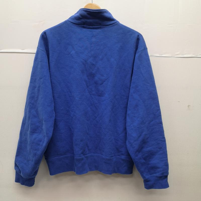 ポロスポーツラルフローレン POLOSPORT トップス トップス 90s 00s half zip ハーフ ジップ スウェット 星条旗 ロゴ M 青 / ブルー / blue メンズ USED 古着 中古 50152039