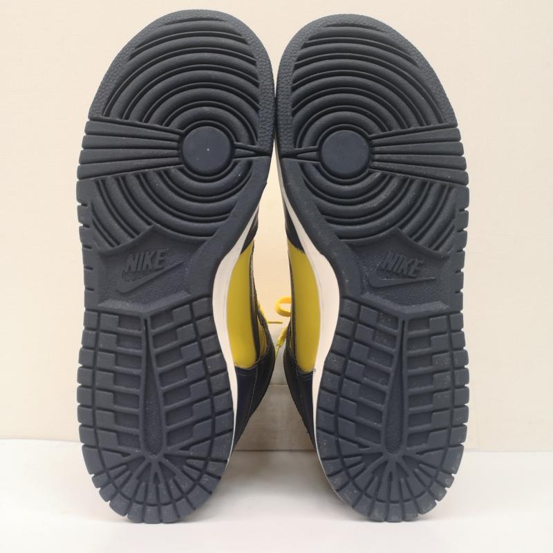 ナイキ NIKE シューズ シューズ デッドストック 観賞用 98年製 DUNK HIGH MICHIGAN ダンク ハイカット スニーカー ミシガン 630335-471 26.0cm 黄 / イエロー / yellow X 紺 / ネイビー / navy メンズ USED 古着 中古 50152053