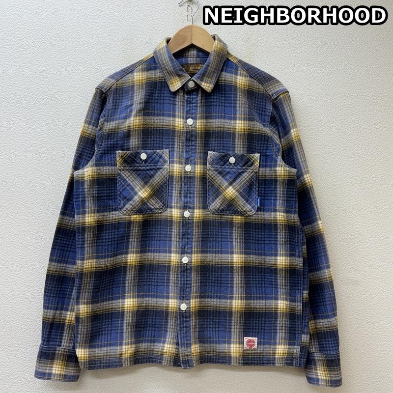 ネイバーフッド NEIGHBORHOOD トップス トップス チェック フランネル 長袖 ワーク シャツ 092ARNH-SHM03 GOOSE C-SHIRT LS M チェック メンズ USED 古着 中古 50152056