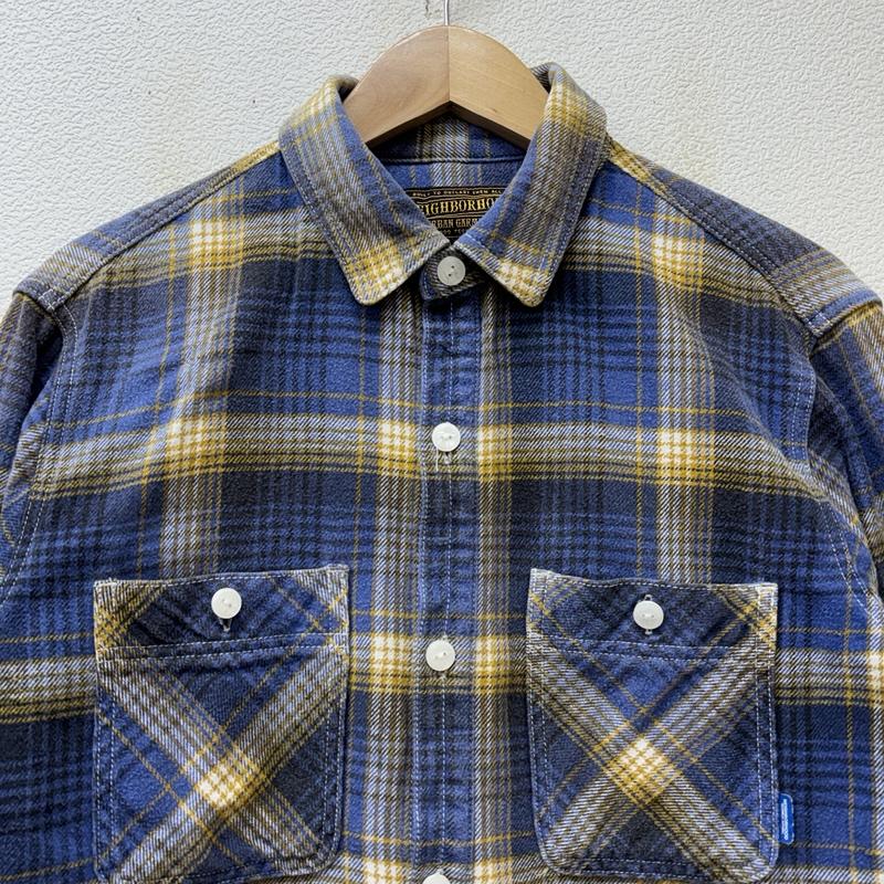 ネイバーフッド NEIGHBORHOOD トップス トップス チェック フランネル 長袖 ワーク シャツ 092ARNH-SHM03 GOOSE C-SHIRT LS M チェック メンズ USED 古着 中古 50152056