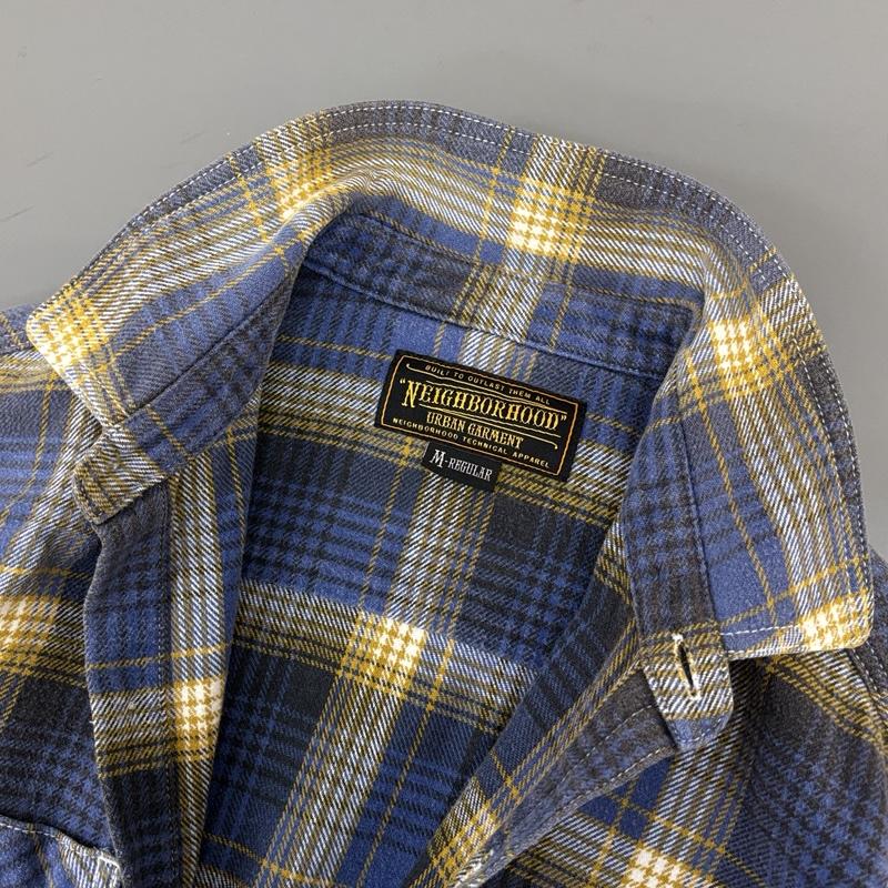ネイバーフッド NEIGHBORHOOD トップス トップス チェック フランネル 長袖 ワーク シャツ 092ARNH-SHM03 GOOSE C-SHIRT LS M チェック メンズ USED 古着 中古 50152056