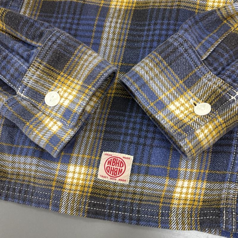 ネイバーフッド NEIGHBORHOOD トップス トップス チェック フランネル 長袖 ワーク シャツ 092ARNH-SHM03 GOOSE C-SHIRT LS M チェック メンズ USED 古着 中古 50152056