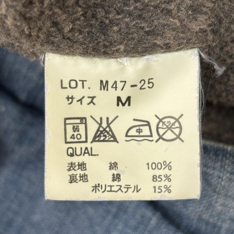 古着 USED ジャケット、上着 ジャンパー、ブルゾン M.W.O.B.H.M. スタンドカラー デニム カバーオール ワーク ジャケット ユーズド加工 M メンズ USED 古着 中古 50152066