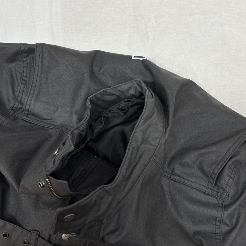 ハーレーダビッドソン Harley-Davidson ジャケット、上着 ジャンパー、ブルゾン No1 ロゴ 反射プリント Riding Jacket モーターサイクル ライディング ジャケット M 黒 / ブラック / black メンズ USED 古着 中古 50152076