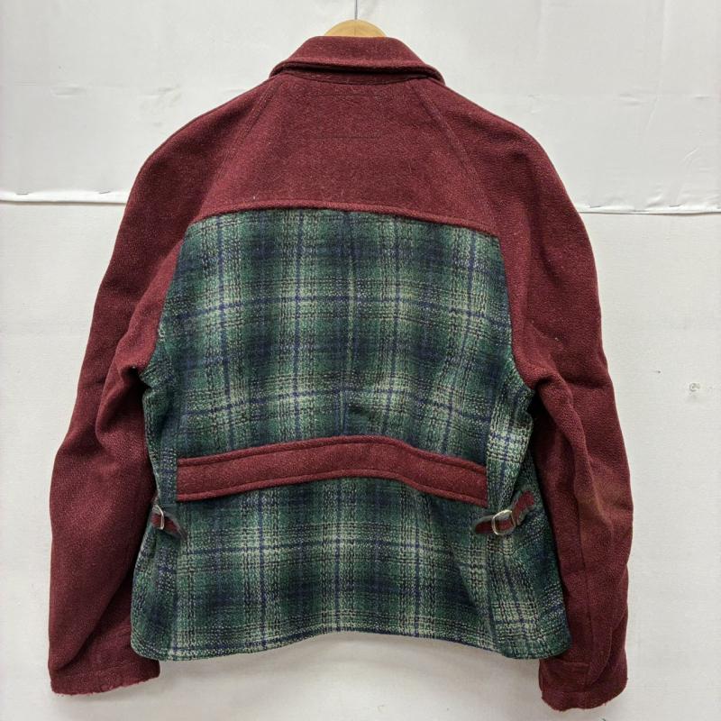 ヴィンテージ VINTAGE ジャケット、上着 ジャンパー、ブルゾン 40s ウール チェック スポーツジャケット 棒型 コの字留めタロン - チェック メンズ USED 古着 中古 50152080