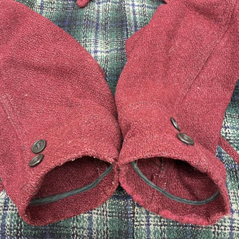 ヴィンテージ VINTAGE ジャケット、上着 ジャンパー、ブルゾン 40s ウール チェック スポーツジャケット 棒型 コの字留めタロン - チェック メンズ USED 古着 中古 50152080