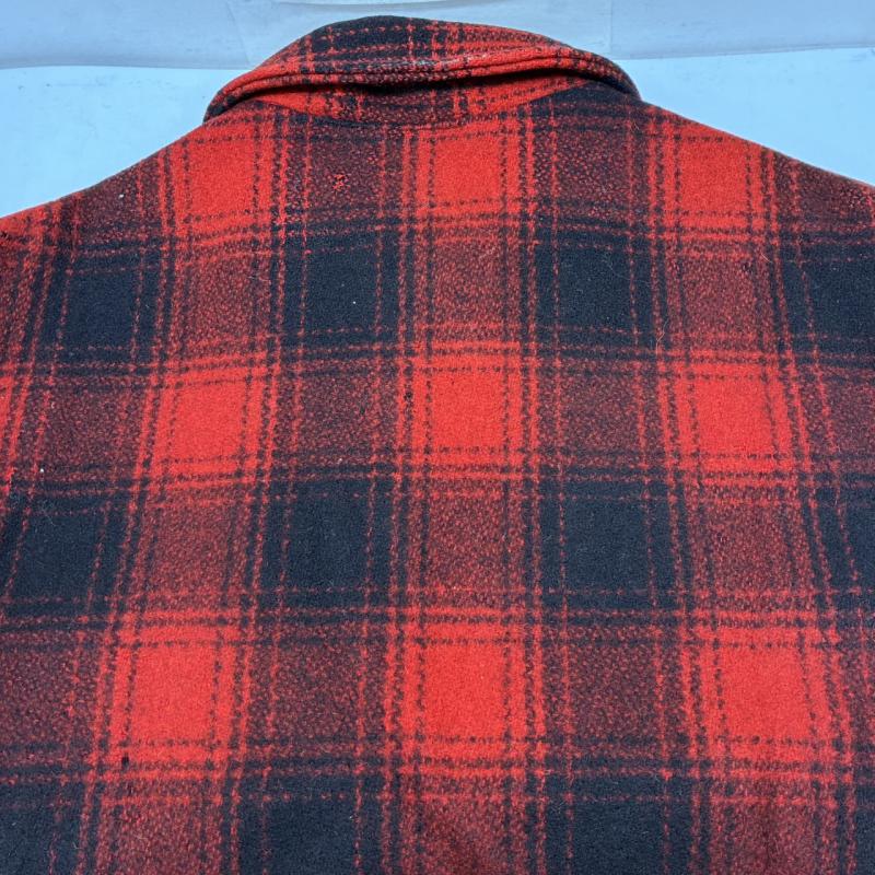 ヴィンテージ VINTAGE ジャケット、上着 ジャンパー、ブルゾン DOUBLE WARE 40s 50s バネクラウン バッファローチェック ウール マッキーノ クルーザー ハンティングジャケット M チェック メンズ USED 古着 中古 50152084