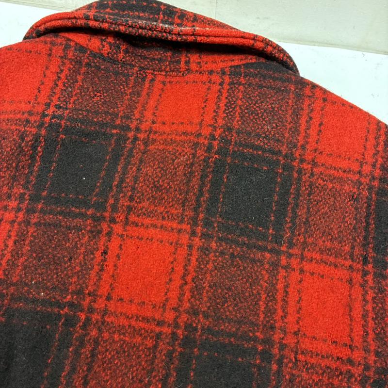 ヴィンテージ VINTAGE ジャケット、上着 ジャンパー、ブルゾン DOUBLE WARE 40s 50s バネクラウン バッファローチェック ウール マッキーノ クルーザー ハンティングジャケット M チェック メンズ USED 古着 中古 50152084