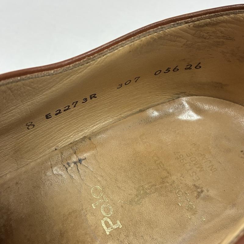 ポロラルフローレン POLO RALPH LAUREN 革靴 革靴 ストレートチップ レースアップ レザー シューズ 26.0cm メンズ USED 古着 中古 50152116