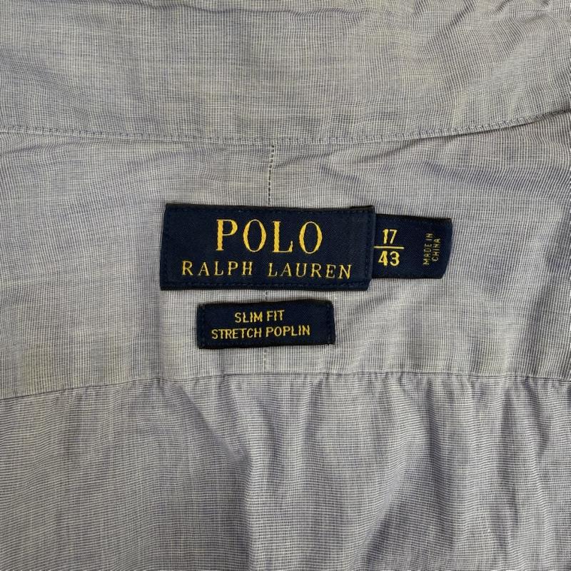 ラルフローレン RALPHLAUREN トップス トップス 長袖 コットン シャツ RN41381 裾ポニー ロゴ 青 / ブルー / blue メンズ USED 古着 中古 50152149