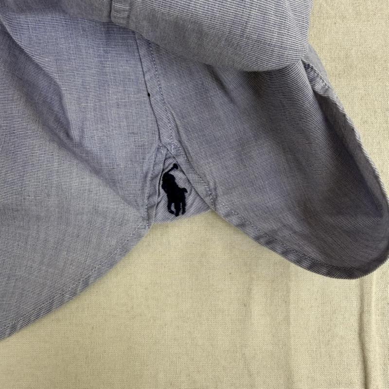 ラルフローレン RALPHLAUREN トップス トップス 長袖 コットン シャツ RN41381 裾ポニー ロゴ 青 / ブルー / blue メンズ USED 古着 中古 50152149