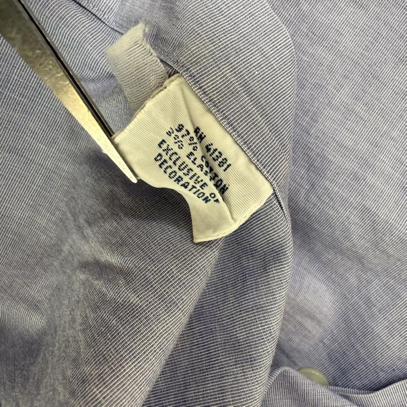 ラルフローレン RALPHLAUREN トップス トップス 長袖 コットン シャツ RN41381 裾ポニー ロゴ 青 / ブルー / blue メンズ USED 古着 中古 50152149
