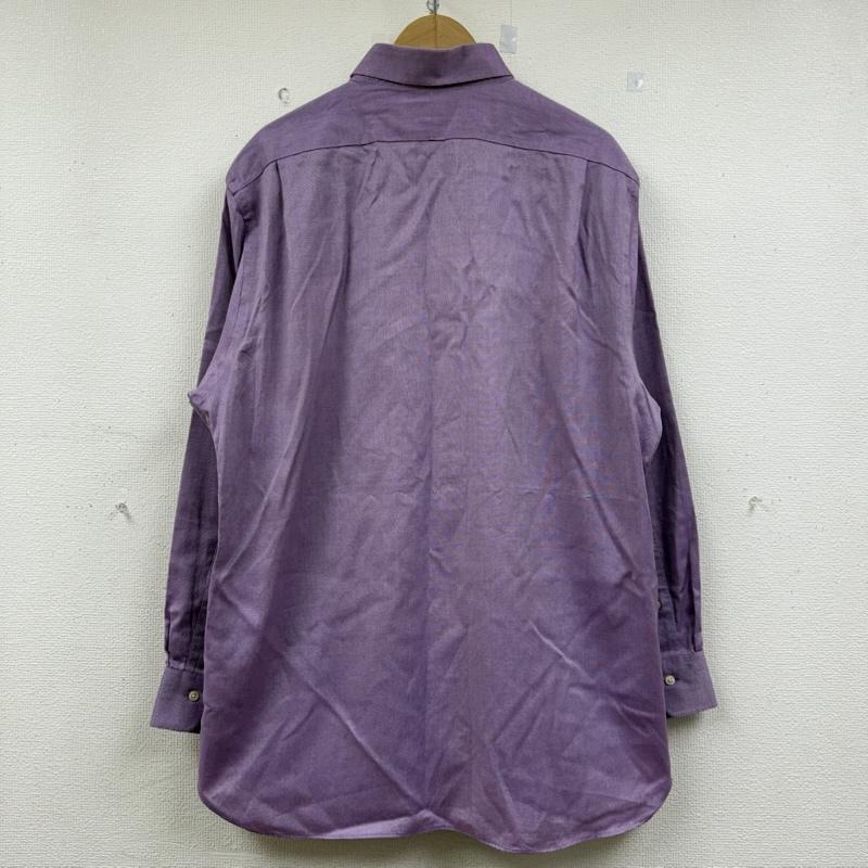 ラルフローレン RALPHLAUREN トップス トップス コットン シャツ 長袖 シャツ 裾ポニー ロゴ 紫 / パープル / purple メンズ USED 古着 中古 50152151
