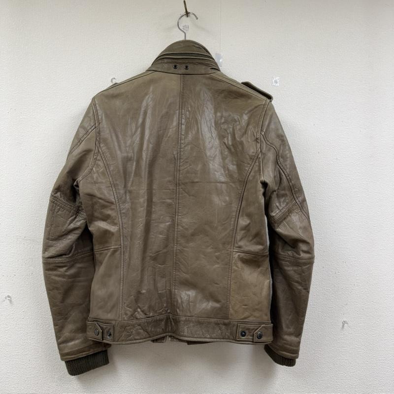 アヴィレックス AVIREX ジャケット、上着 ジャンパー、ブルゾン ミリタリー レザー ライダース ジャケット 牛革 革ジャン 6191025 M 茶 / ブラウン / brown メンズ USED 古着 中古 50152160