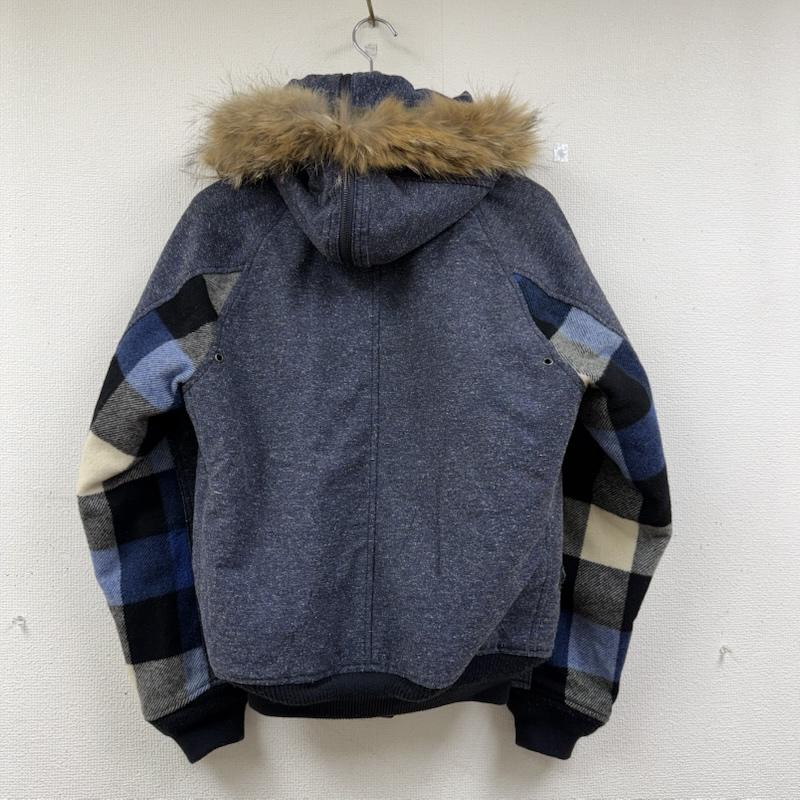 ザダファーオブセントジョージ The DUFFER of ST.GEORGE ジャケット、上着 ジャンパー、ブルゾン N-2Bタイプ 中綿入りフライト ブルゾン ブロックチェック M 紺 / ネイビー / navy メンズ USED 古着 中古 50152171