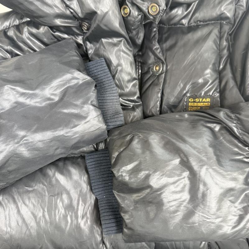 ジースターロゥ G-STAR RAW ジャケット、上着 ジャンパー、ブルゾン ダウンジャケット GOOSE JACKET M 黒 / ブラック / black メンズ USED 古着 中古 50152178