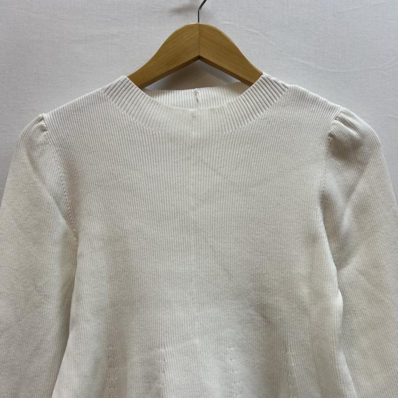 セルフォード CELFORD トップス トップス ファーヘム ペプラム ニット プルオーバー セーター CWNT235073 38 アイボリー / アイボリー / レディース USED 古着 中古 50152199