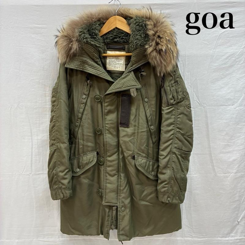 ゴア goa ジャケット、上着 フライトジャケット 裏ボア N3-B ミリタリー パラシュート フーデッド ファー フライトジャケット Y2K FREE レディース USED 古着 中古 50152214