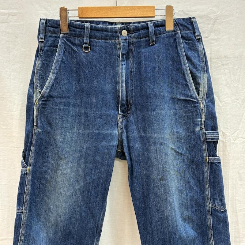 リーバイスフェノム LEVI S Fenom パンツ デニム、ジーンズ FRAGMENT DESIGN フラグメント 00s デニム ペインター パンツ アーカイブ 32インチ ワンポイント X ロゴ、文字 インディゴ / インディゴ / Indigo メンズ USED 古着 中古 50152221