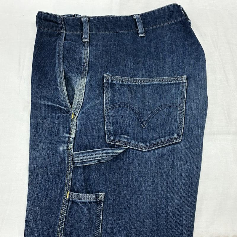 リーバイスフェノム LEVI S Fenom パンツ デニム、ジーンズ FRAGMENT DESIGN フラグメント 00s デニム ペインター パンツ アーカイブ 32インチ ワンポイント X ロゴ、文字 インディゴ / インディゴ / Indigo メンズ USED 古着 中古 50152221