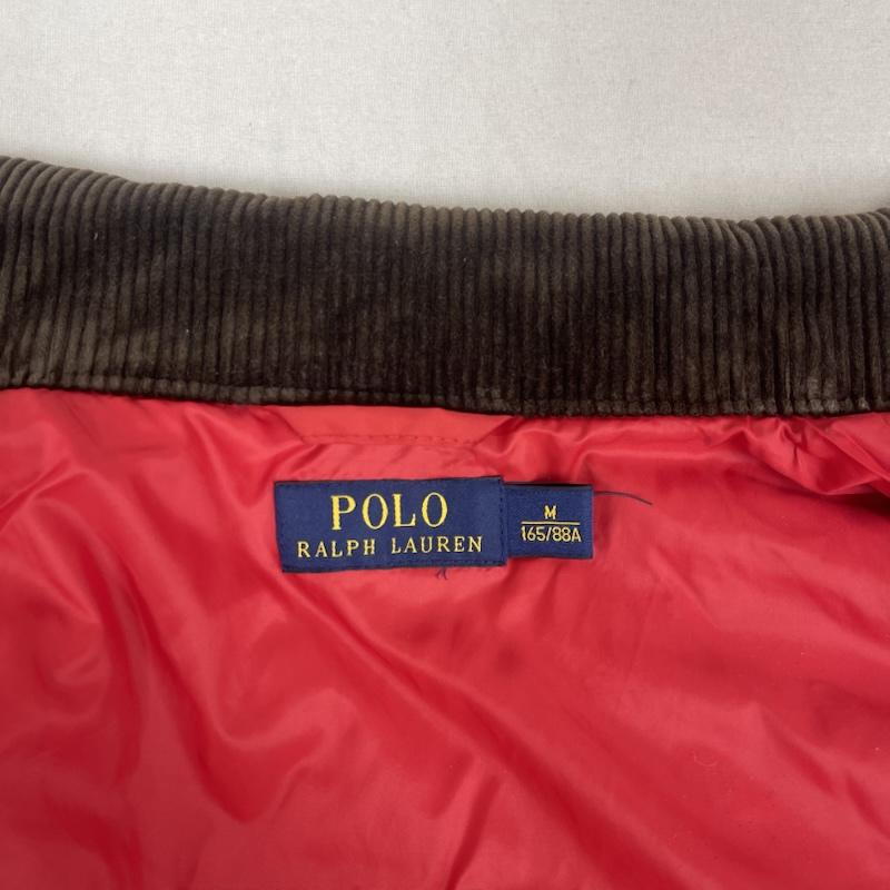 ポロラルフローレン POLO RALPH LAUREN ジャケット、上着 ジャンパー、ブルゾン キルティング ジャケット 襟袖 コーデュロイ チン ストラップ M 赤 / レッド / red メンズ USED 古着 中古 50152238