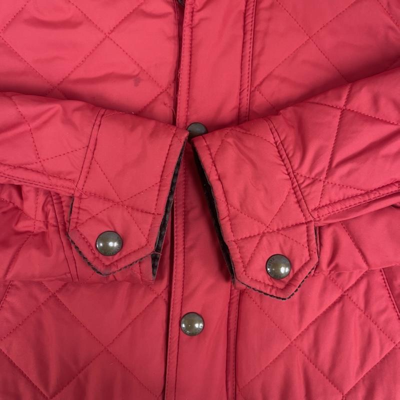 ポロラルフローレン POLO RALPH LAUREN ジャケット、上着 ジャンパー、ブルゾン キルティング ジャケット 襟袖 コーデュロイ チン ストラップ M 赤 / レッド / red メンズ USED 古着 中古 50152238