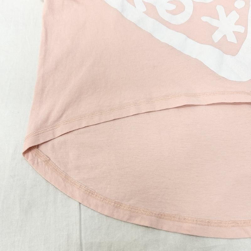 ヴィヴィアンウエストウッド Vivienne Westwood Tシャツ 半袖 Anglomania アングロマニア カットソー イタリア製 コットン XSサイズ XS ロゴ、文字 桃 / ピンク / pink X 白 / ホワイト / white レディース USED 古着 中古 50152252
