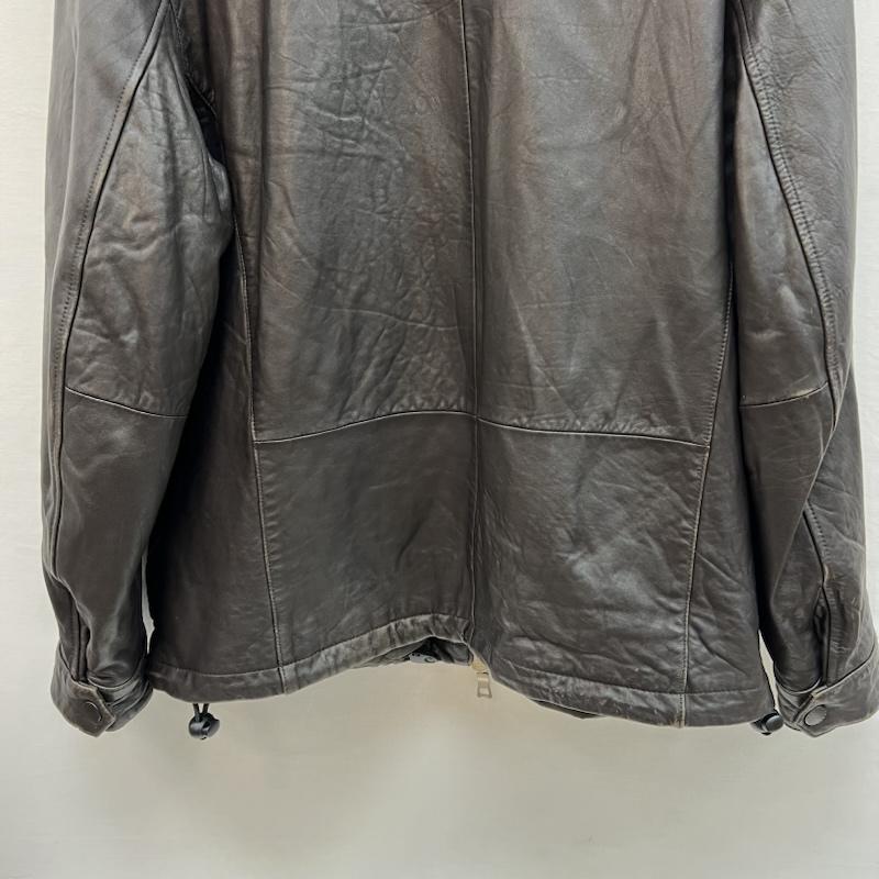 ノーティカ NAUTICA ジャケット、上着 ジャンパー、ブルゾン 00s レザー スポーツ ジャケット ライダース XL 茶 / ブラウン / brown メンズ USED 古着 中古 50152269