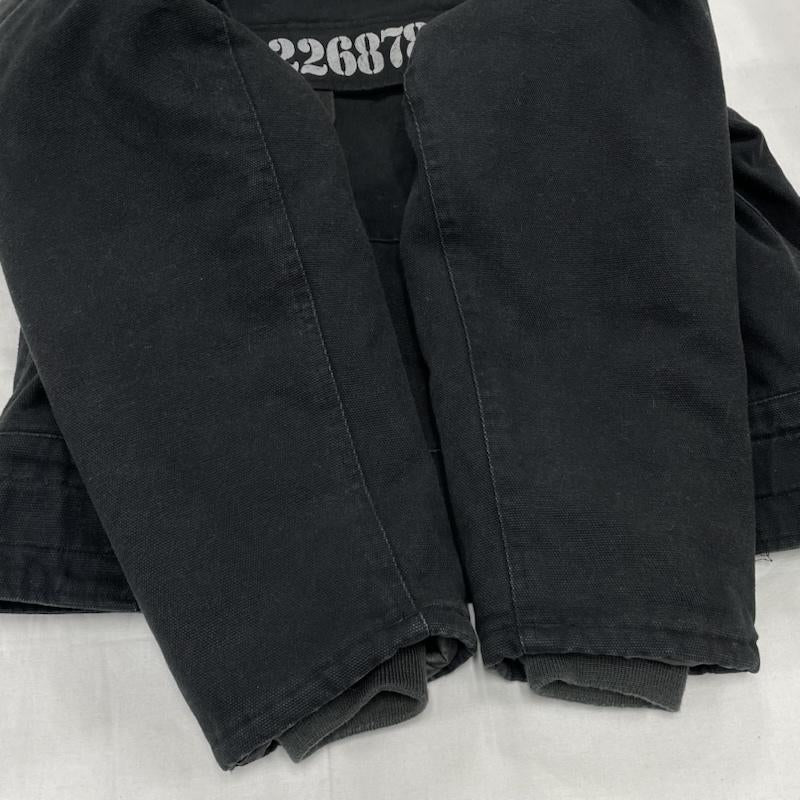 アコースティック ACOUSTIC トップス トップス 軍物 ジャケット モーターサイクル ヴィンテージ ミリタリー ボア L ワンポイント X ロゴ、文字 X プリント 黒 / ブラック / black メンズ USED 古着 中古 50152272