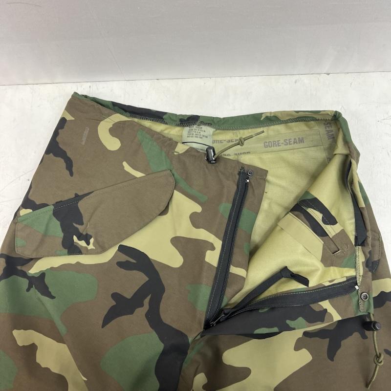 ミリタリー ミリタリー ボトムス ボトムス US.ARMY ECWCS ゴアテックス M-R オーバーパンツ ウッドランドカモ M メンズ USED 古着 中古 50152277
