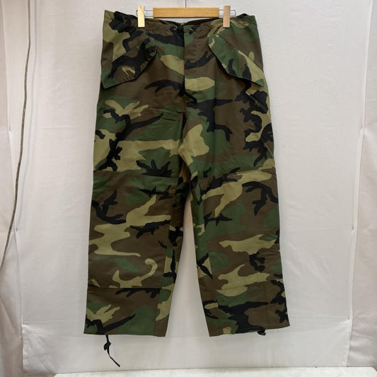 ミリタリー ミリタリー ボトムス ボトムス US.ARMY ECWCS ゴアテックス オーバーパンツ ウッドランドカモ - メンズ USED 古着 中古 50152278