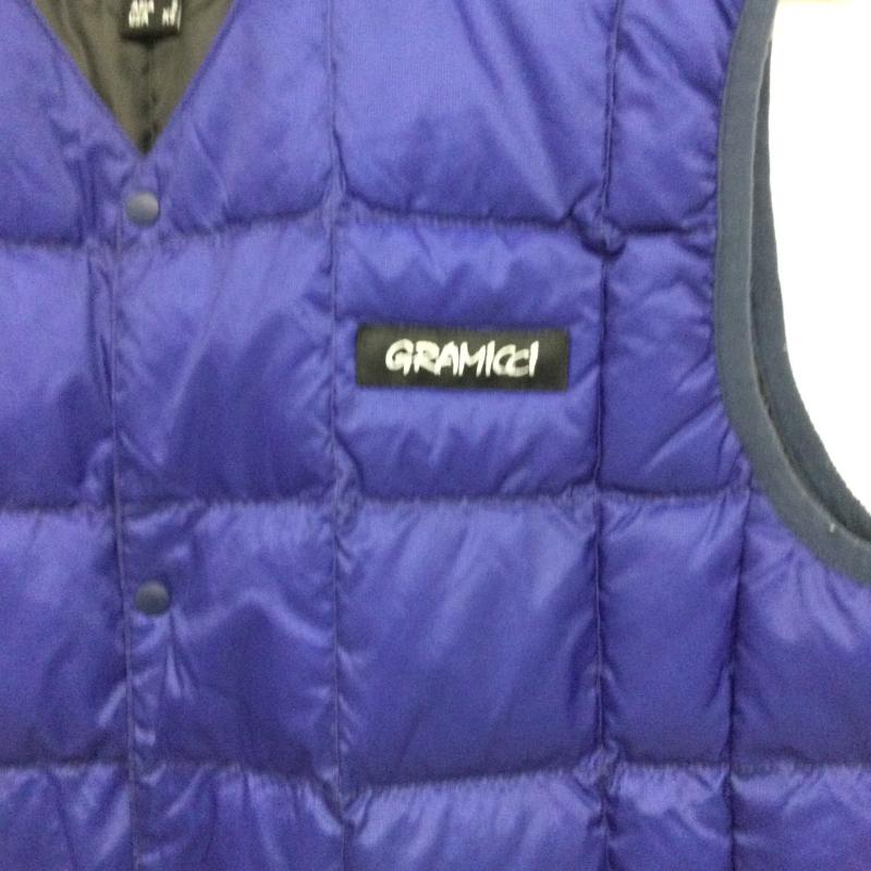 グラミチ GRAMICCI ベスト ベスト GRAMiCCi×TAION　インナーベスト G2FU-J083-TG グラミチ×タイオン S 無地 青 / ブルー / blue メンズ USED 古着 中古 50152281