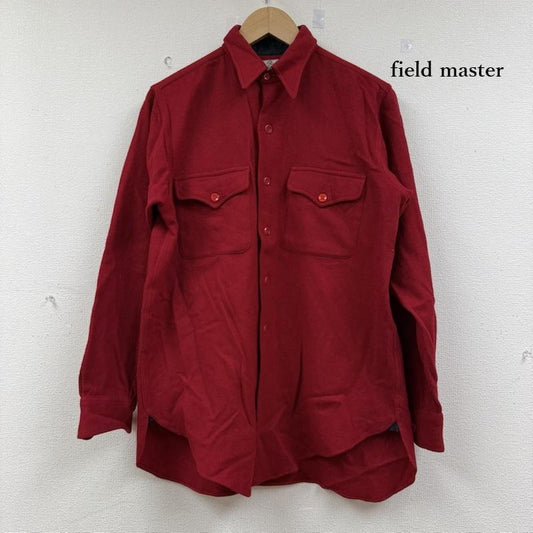 古着 USED トップス トップス 50s 60s field master vintage バージン ウールシャツ 長袖 シャツ ウール 赤 / レッド / red メンズ USED 古着 中古 50152282