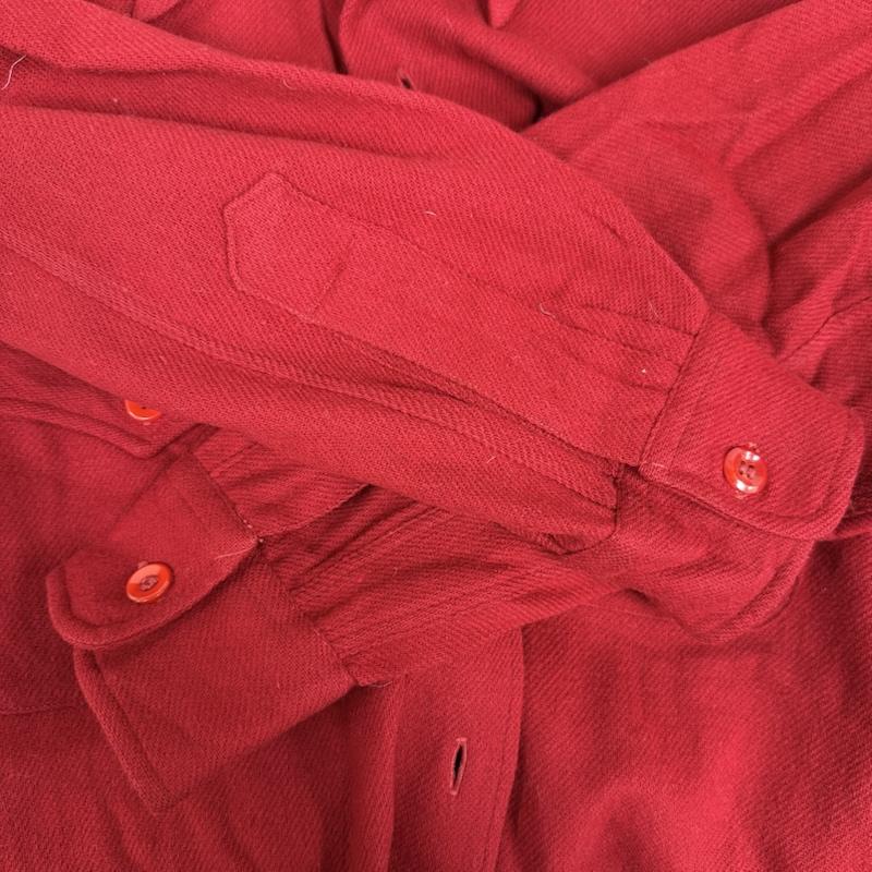 古着 USED トップス トップス 50s 60s field master vintage バージン ウールシャツ 長袖 シャツ ウール 赤 / レッド / red メンズ USED 古着 中古 50152282