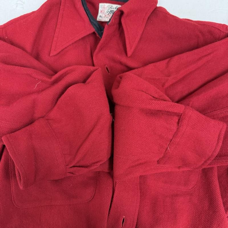 古着 USED トップス トップス 50s 60s field master vintage バージン ウールシャツ 長袖 シャツ ウール 赤 / レッド / red メンズ USED 古着 中古 50152282