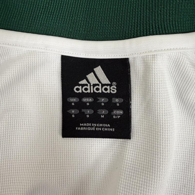 アディダス adidas トップス トップス サンテティエンヌ トラック ジャケット 刺繍 サッカー トレーニング ウェア 万国旗タグ M 白 / ホワイト / white X 緑 / グリーン / green メンズ USED 古着 中古 50152285