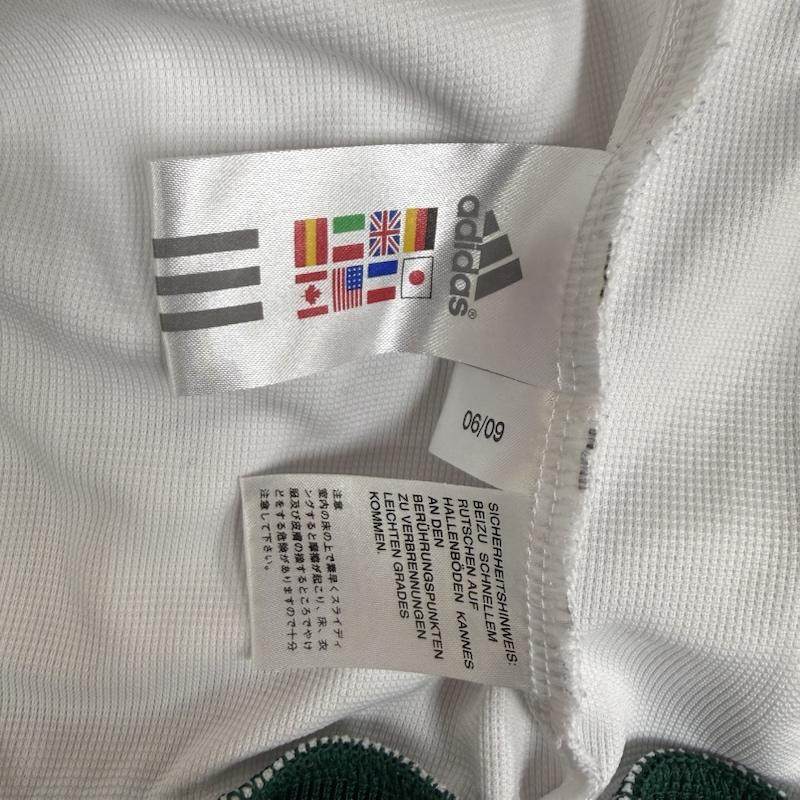 アディダス adidas トップス トップス サンテティエンヌ トラック ジャケット 刺繍 サッカー トレーニング ウェア 万国旗タグ M 白 / ホワイト / white X 緑 / グリーン / green メンズ USED 古着 中古 50152285