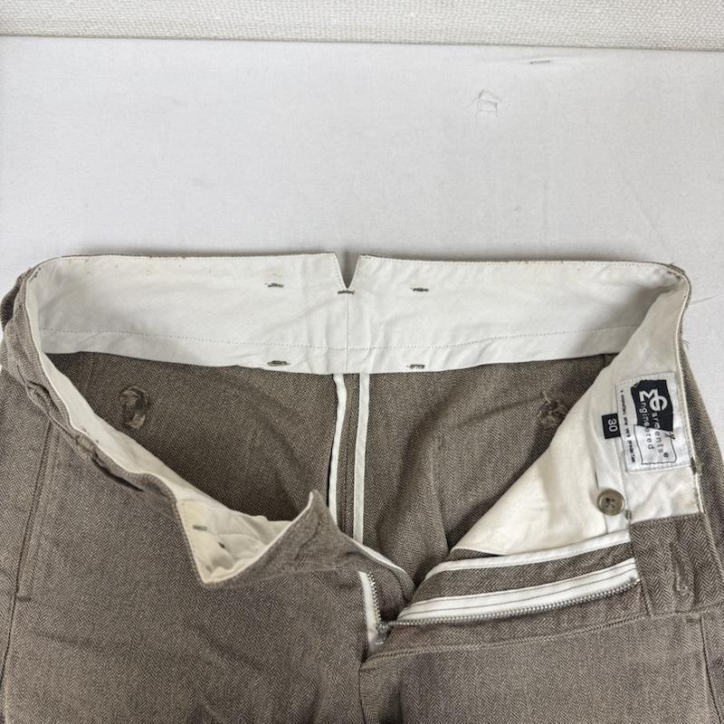 エンジニアードガーメンツ Engineered Garments ボトムス ボトムス ヘリンボーン パンツ USA製 ワーク ミリタリーパンツ 30インチ 茶 / ブラウン / brown X ベージュ / ベージュ / beige メンズ USED 古着 中古 50152296