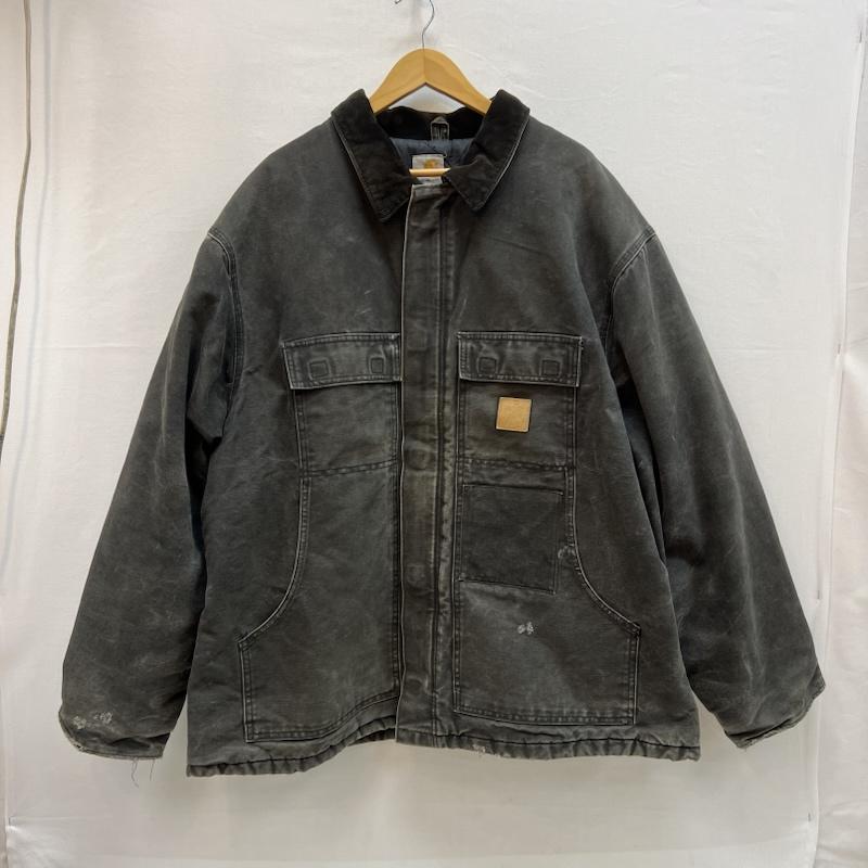 カーハート Carhartt ジャケット、上着 ジャンパー、ブルゾン トラディショナルコート ダック ワークジャケット C26BLK XXL メンズ USED 古着 中古 50152301