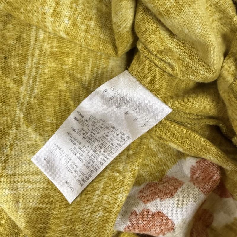 ソウ・ソウ SOU･SOU トップス トップス 長袖 カットソー ロング tシャツ コーティング S 黄 / イエロー / yellow レディース USED 古着 中古 50152306