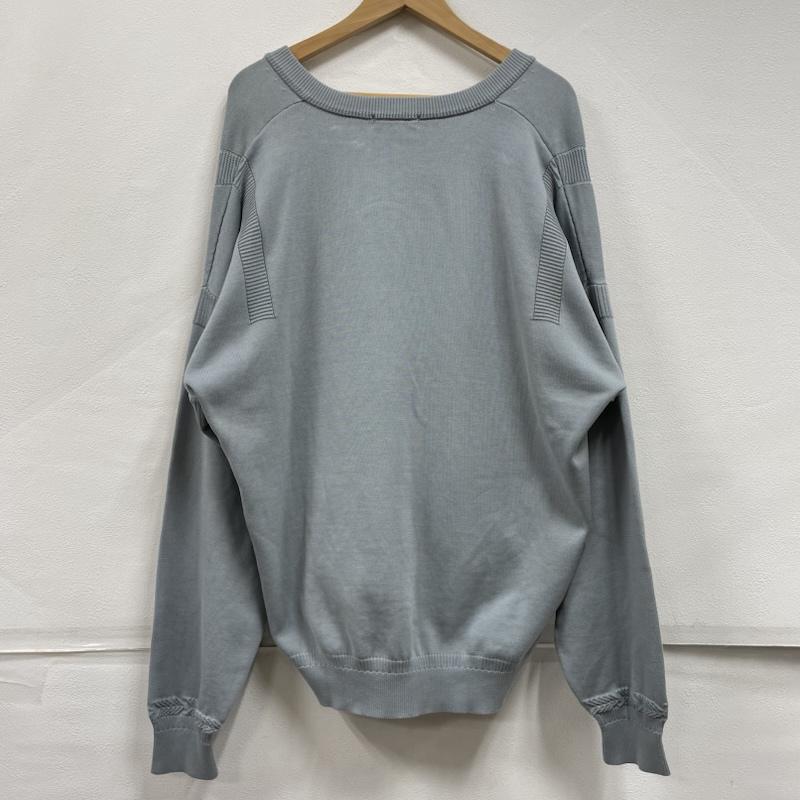 ヤシキ YASHIKI トップス トップス attic 別注 ニット Vネック 日本製 ICE BLUE 2 無地 水色 / ライトブルー / メンズ USED 古着 中古 50152308