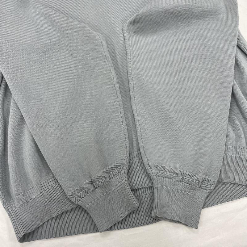 ヤシキ YASHIKI トップス トップス attic 別注 ニット Vネック 日本製 ICE BLUE 2 無地 水色 / ライトブルー / メンズ USED 古着 中古 50152308