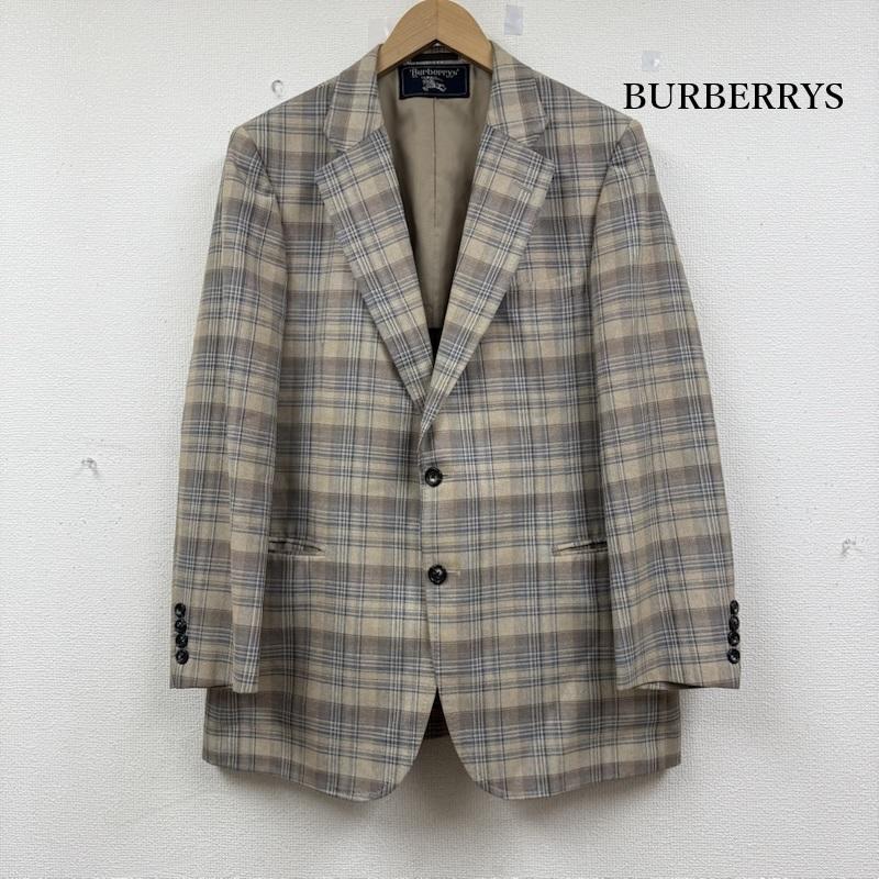 バーバリーズ BURBERRYS ジャケット、上着 ジャンパー、ブルゾン 90s vintage テーラード ジャケット CTK83 チェック 柄 名前入り ベージュ / ベージュ / beige X 茶 / ブラウン / brown X 青 / ブルー / blue メンズ USED 古着 中古 50152309