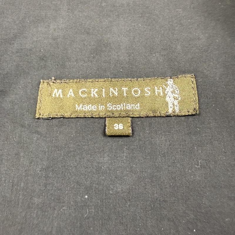 マッキントッシュ Mackintosh ジャケット、上着 ジャンパー、ブルゾン ステンカラー コート ロング コート スコットランド製 36 黒 / ブラック / black メンズ USED 古着 中古 50152322