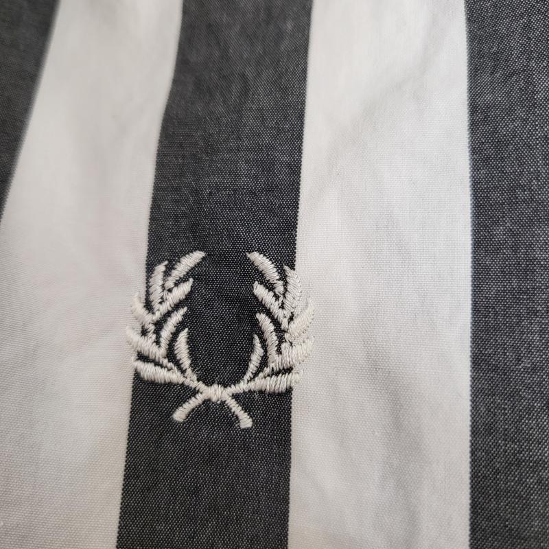 フレッドペリー FRED PERRY トップス トップス フラッドペリー ストライプ ワンポイント刺繍 F4358 L メンズ USED 古着 中古 50152333