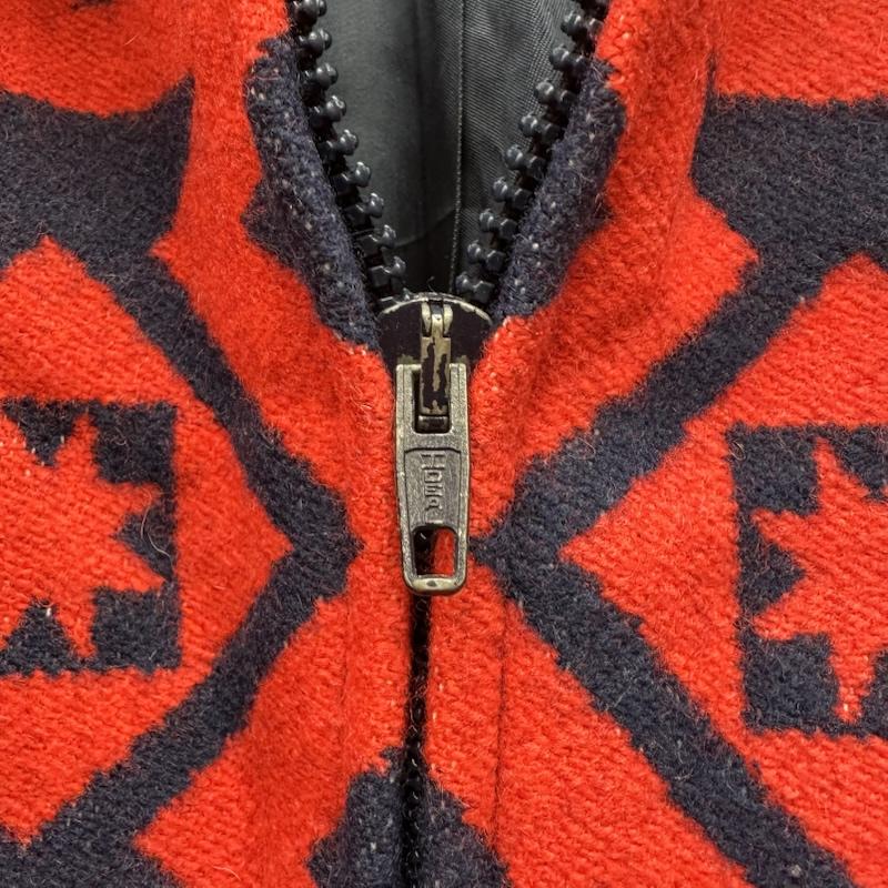 ペンドルトン PENDLETON ジャケット、上着 ジャンパー、ブルゾン 80s ネイティブ 総柄 ウール ジャケット K424-727 USA製 L 青 / ブルー / blue X 赤 / レッド / red メンズ USED 古着 中古 50152336