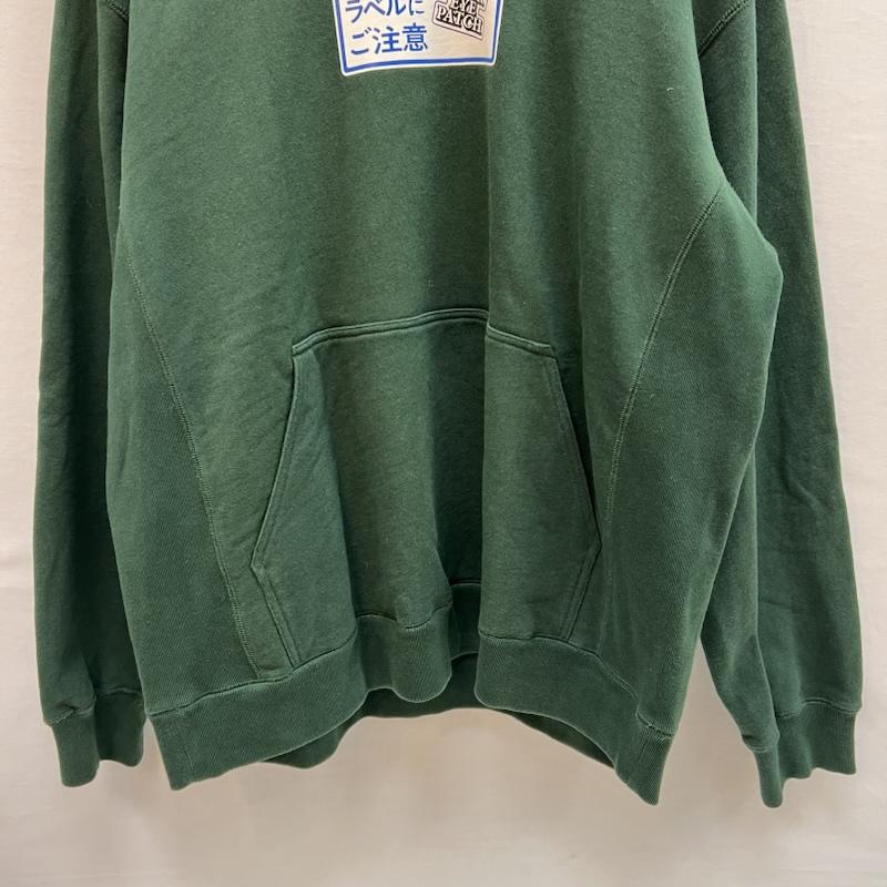 ブラックアイパッチ BlackEyePatch トップス トップス ラベルにご注意 フーディー スウェット パーカー XL 緑 / グリーン / green メンズ USED 古着 中古 50152361